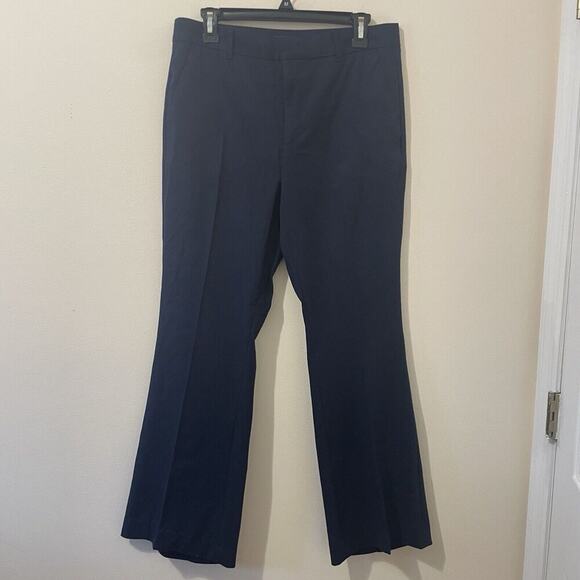 Banana Republic Womens Bootcut Fit Dress Pants Blue Slacks Work Career Size 10 - Picture 1 of 9